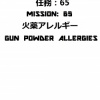 65. Gun powder Allergy  