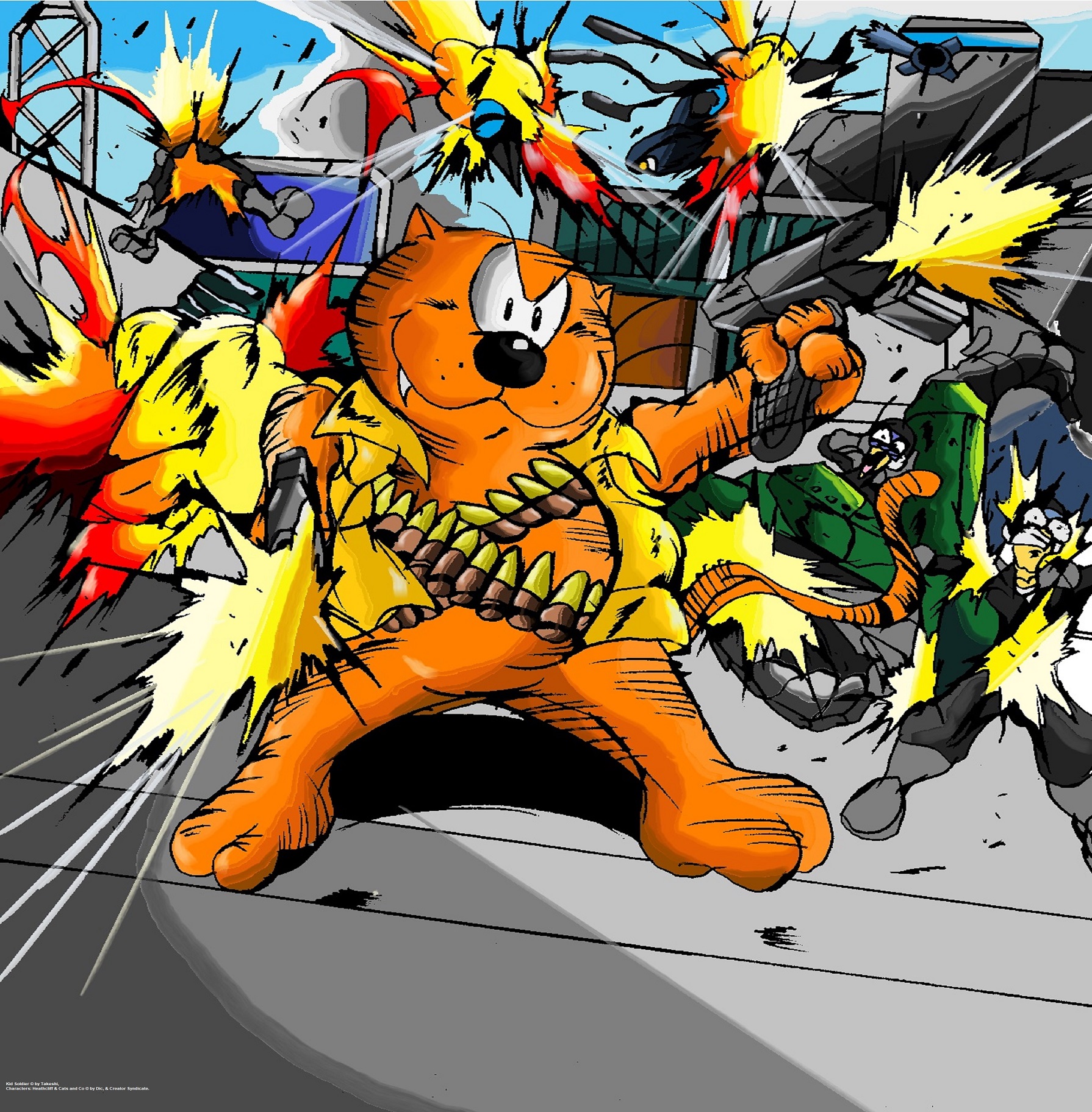 Kid Soldier-Heathcliff Manga Picture 2
