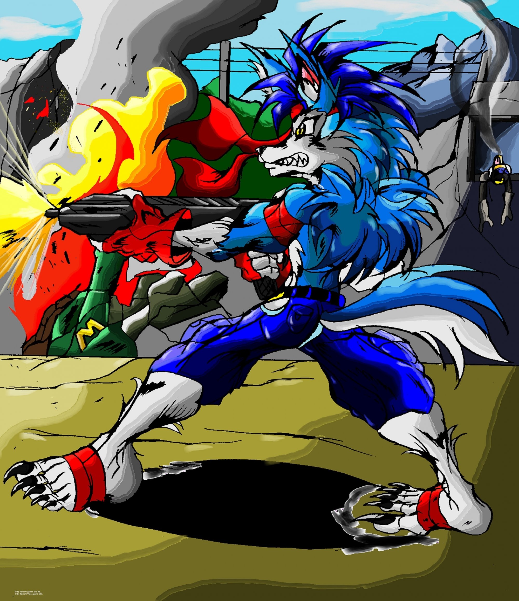Kid Soldier Wolf Talon's Heroic Confrontation Against Mace.