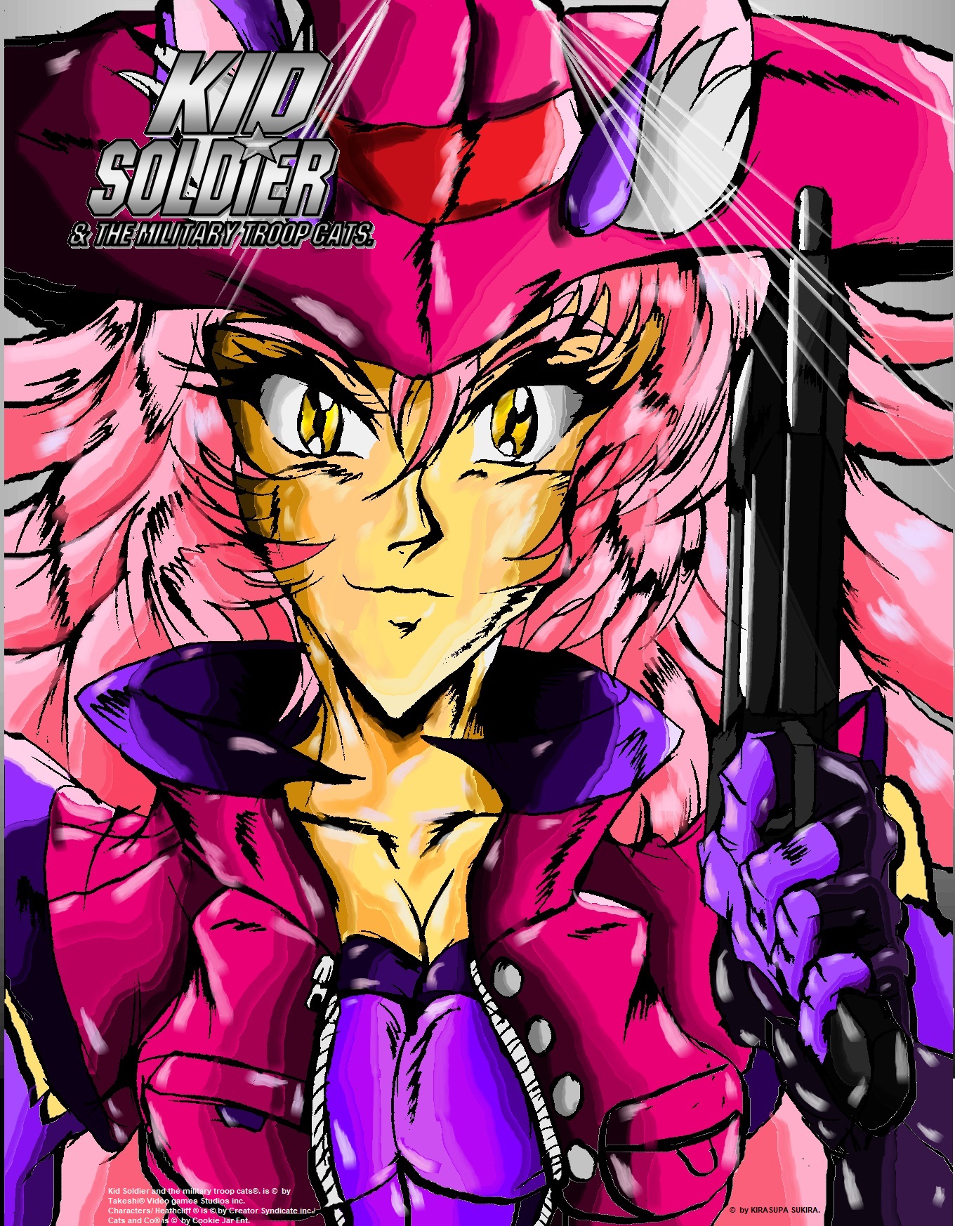 Target Witch Kid Soldier Manga Poster